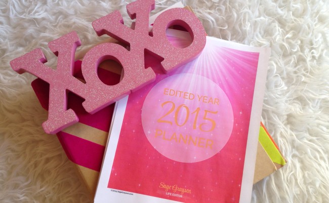 Edit Year 2015 Planner